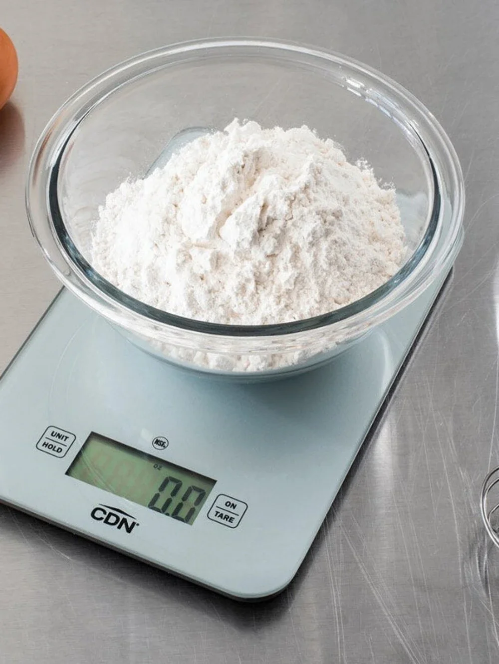 Kitchen Scale - NSF Digital Glass Scale, 15 Pound